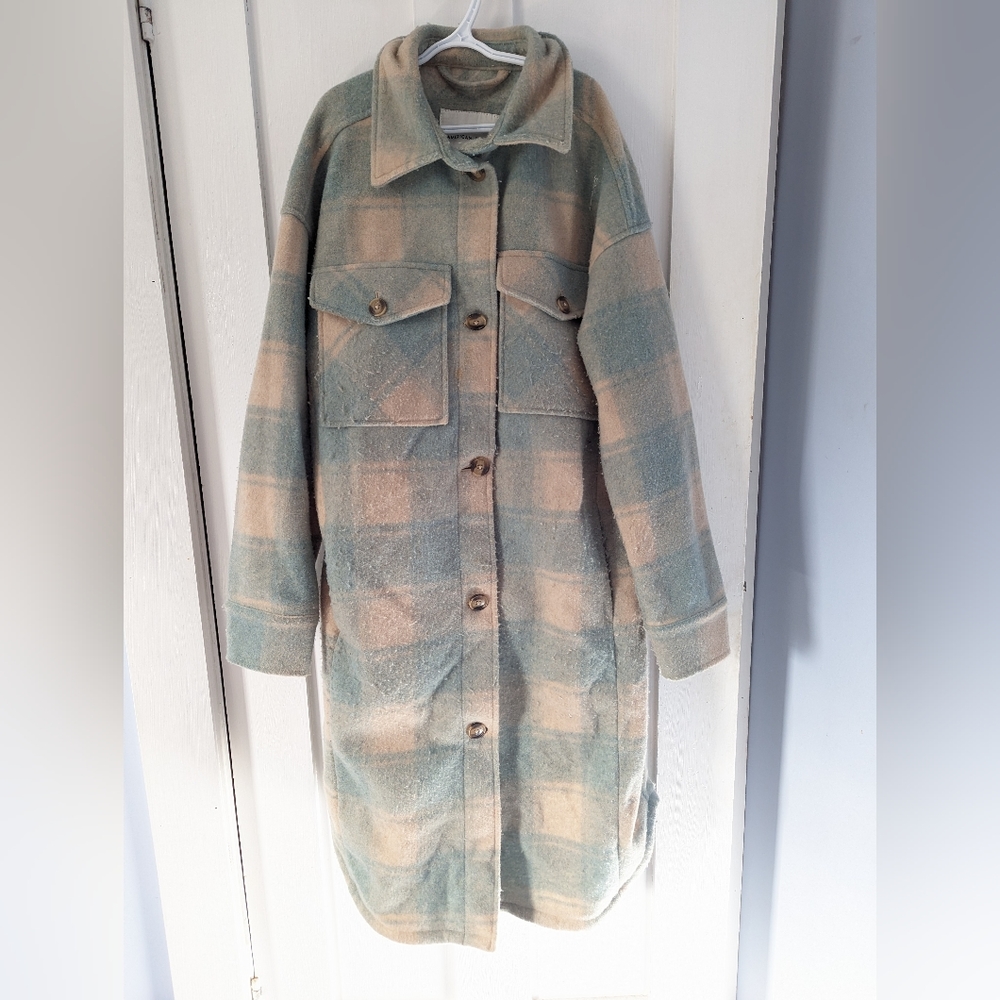 American Eagle Long Shacket